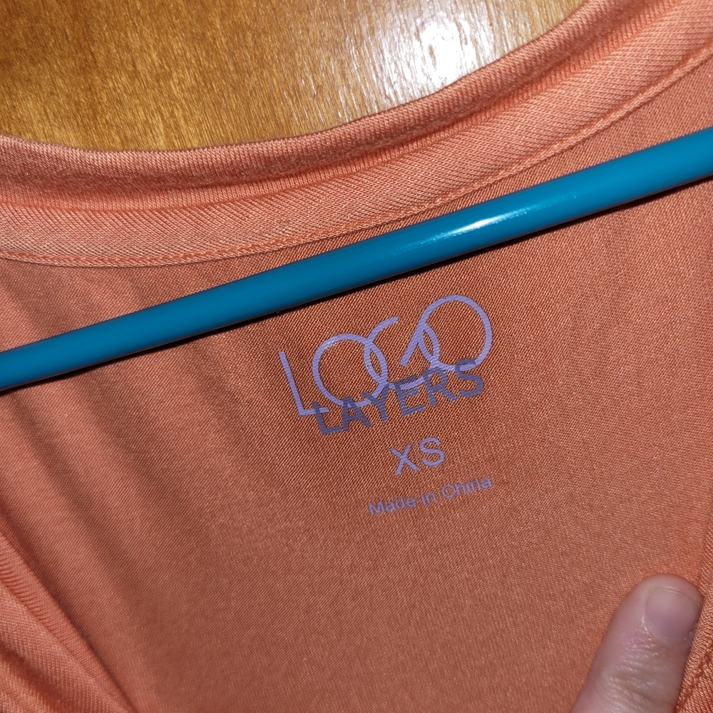 LOGO Orange Color Block Tank - Picture 3 of 4